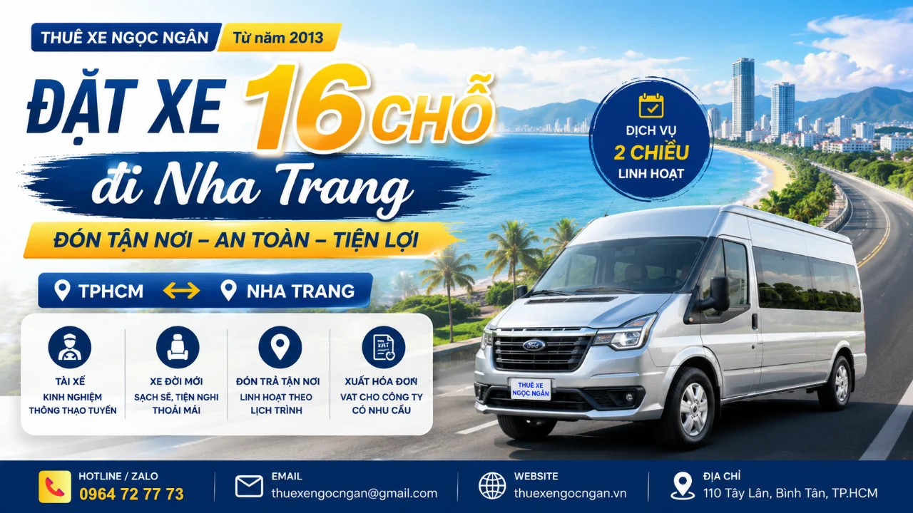 cho thue xe 16 cho di nha trang