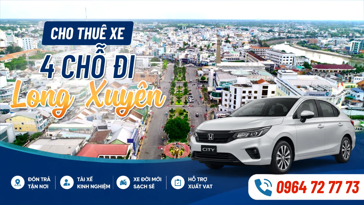 cho thue xe 4 cho di long xuyen