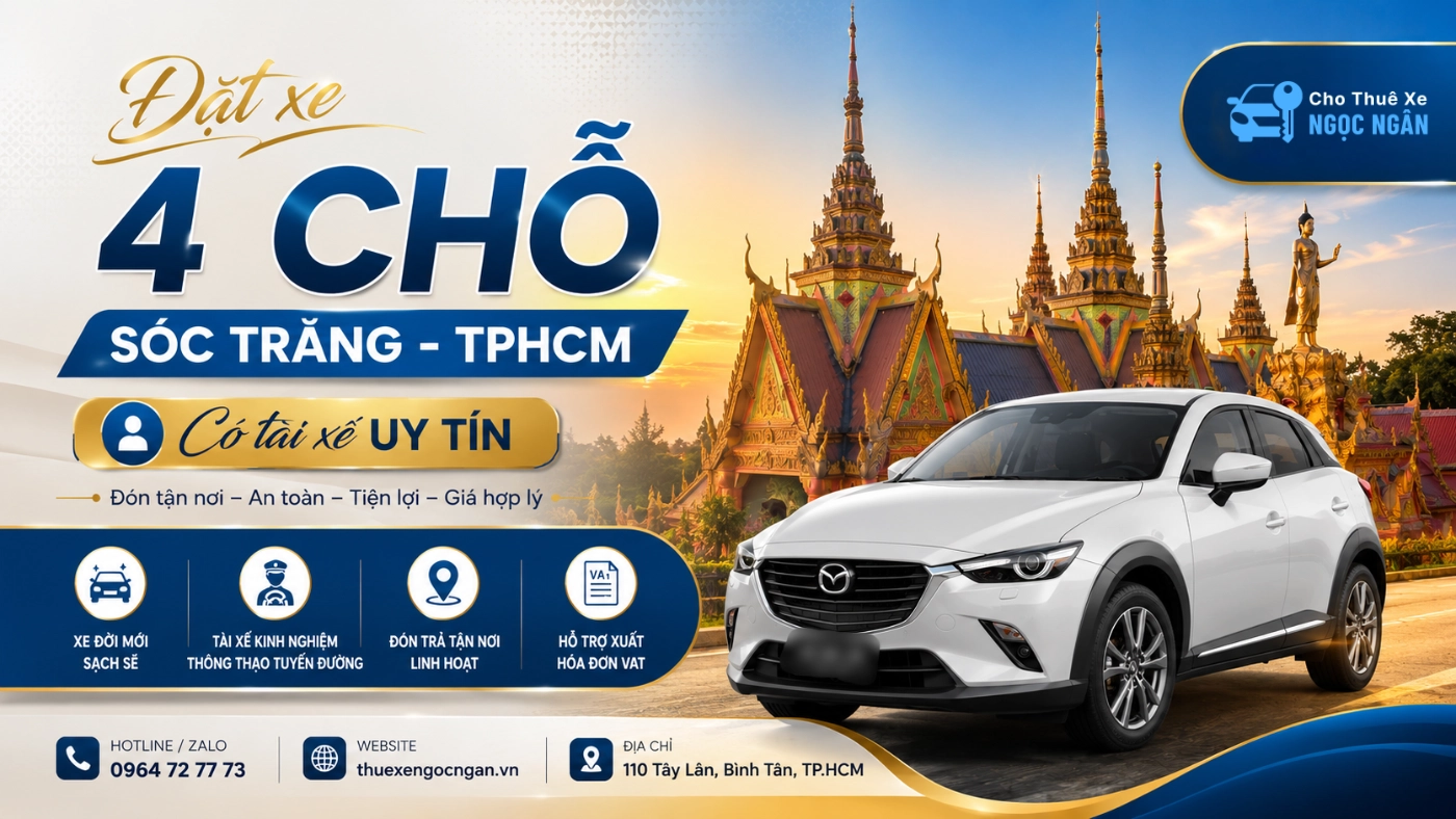 dat xe 4 cho di soc trang