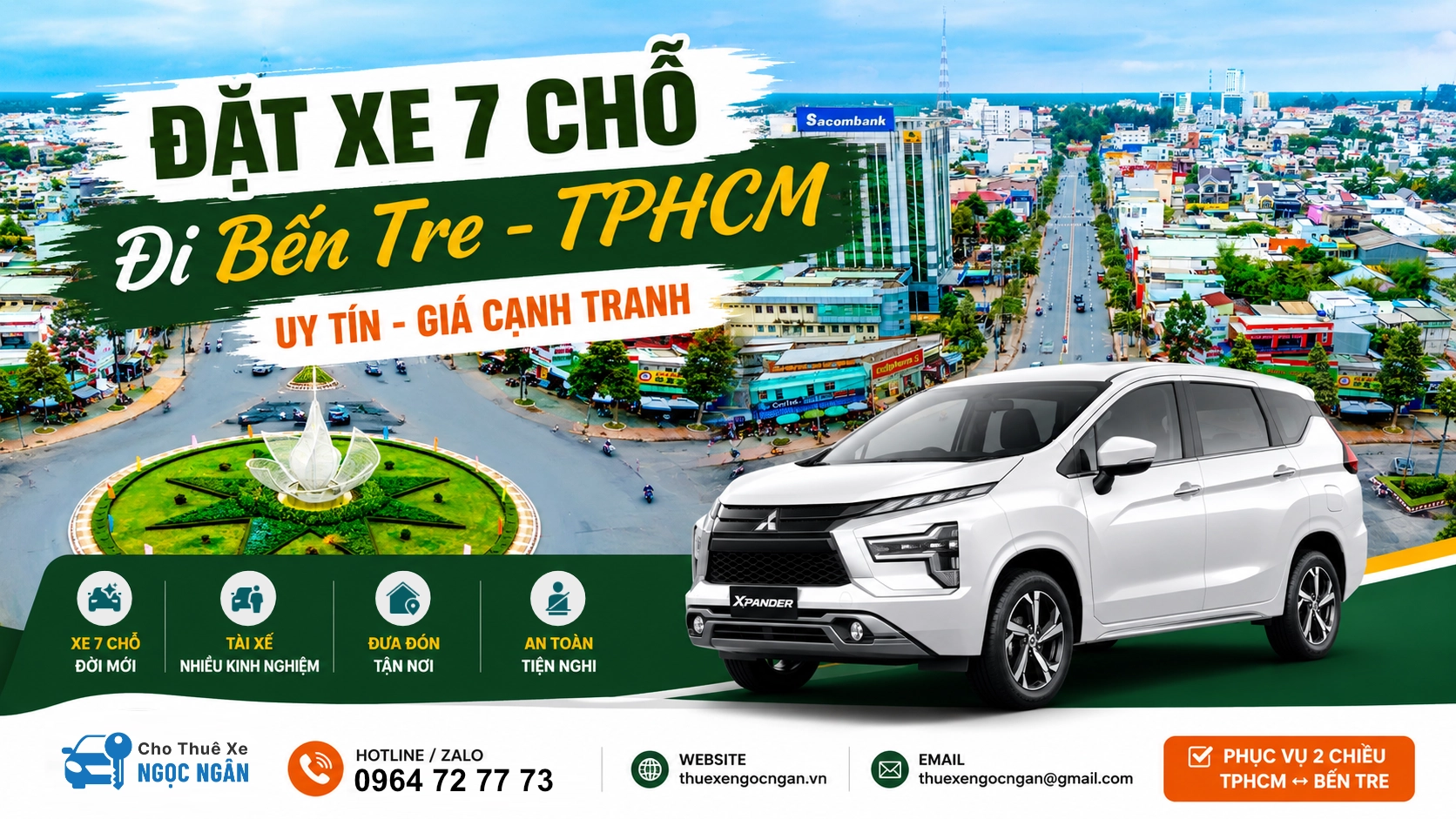 dat xe 7 cho ben tre tphcm