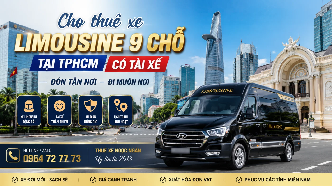 cho thue xe limousine 9 cho tphcm