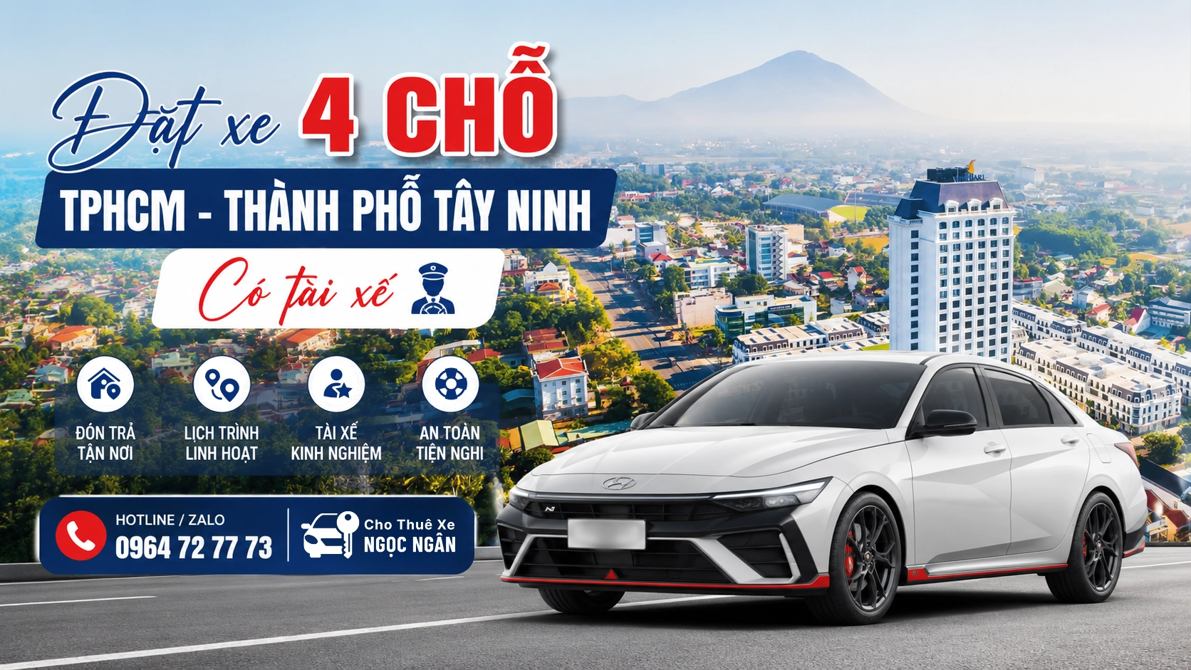 dat xe 4 cho tp tay ninh tphcm