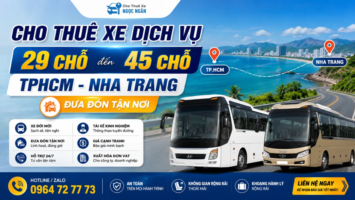dich vu cho thue xe 29 cho tphcm nha trang