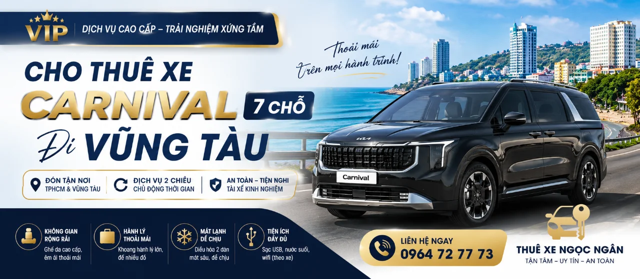 dich vu cho thue xe vip 7 cho carnival di vung tu