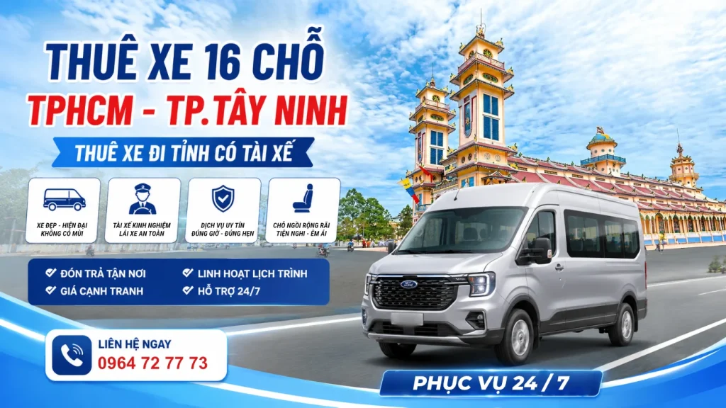 thue xe 16 cho tp tay ninh tphcm