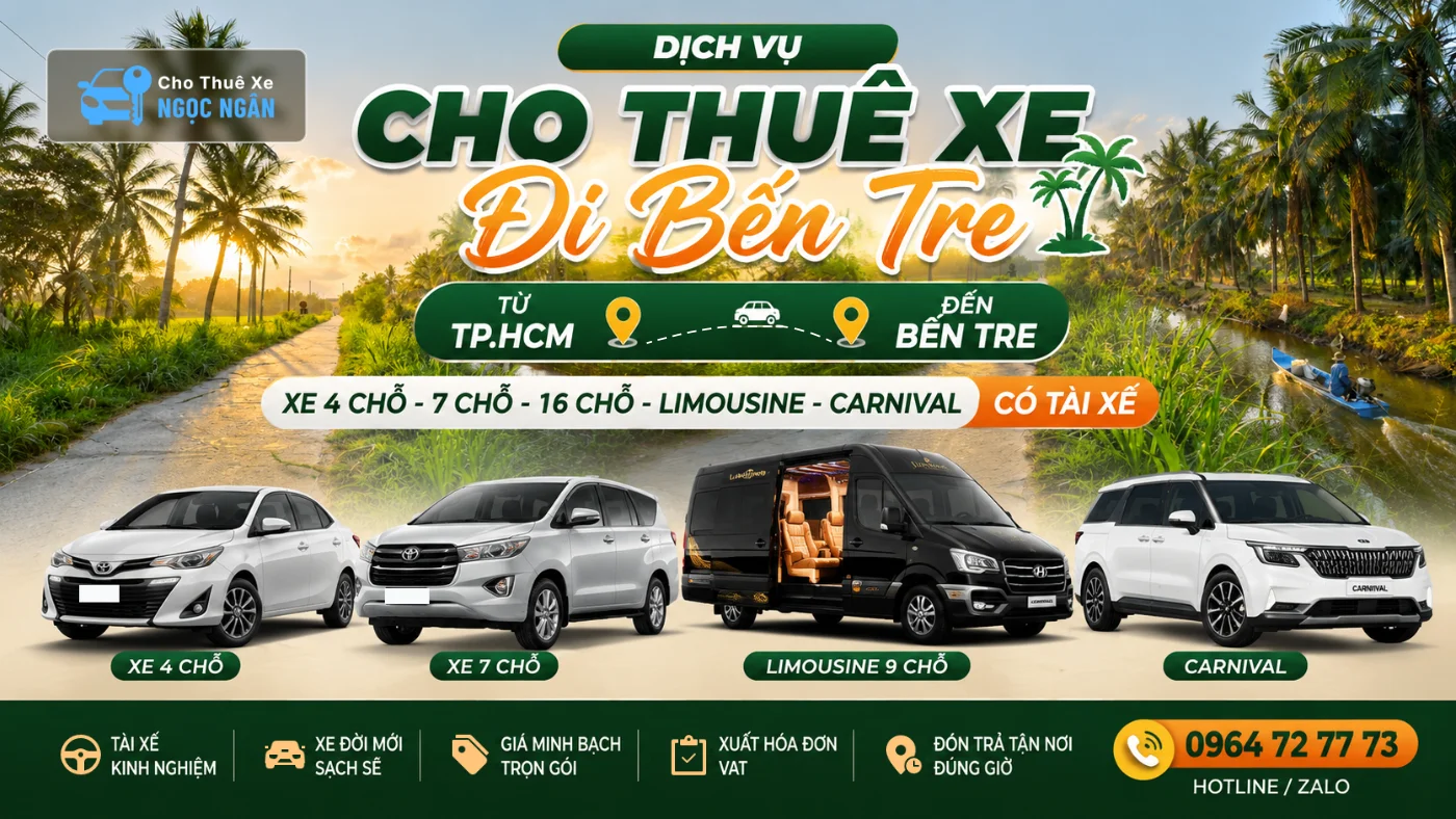 thue xe di ben tre