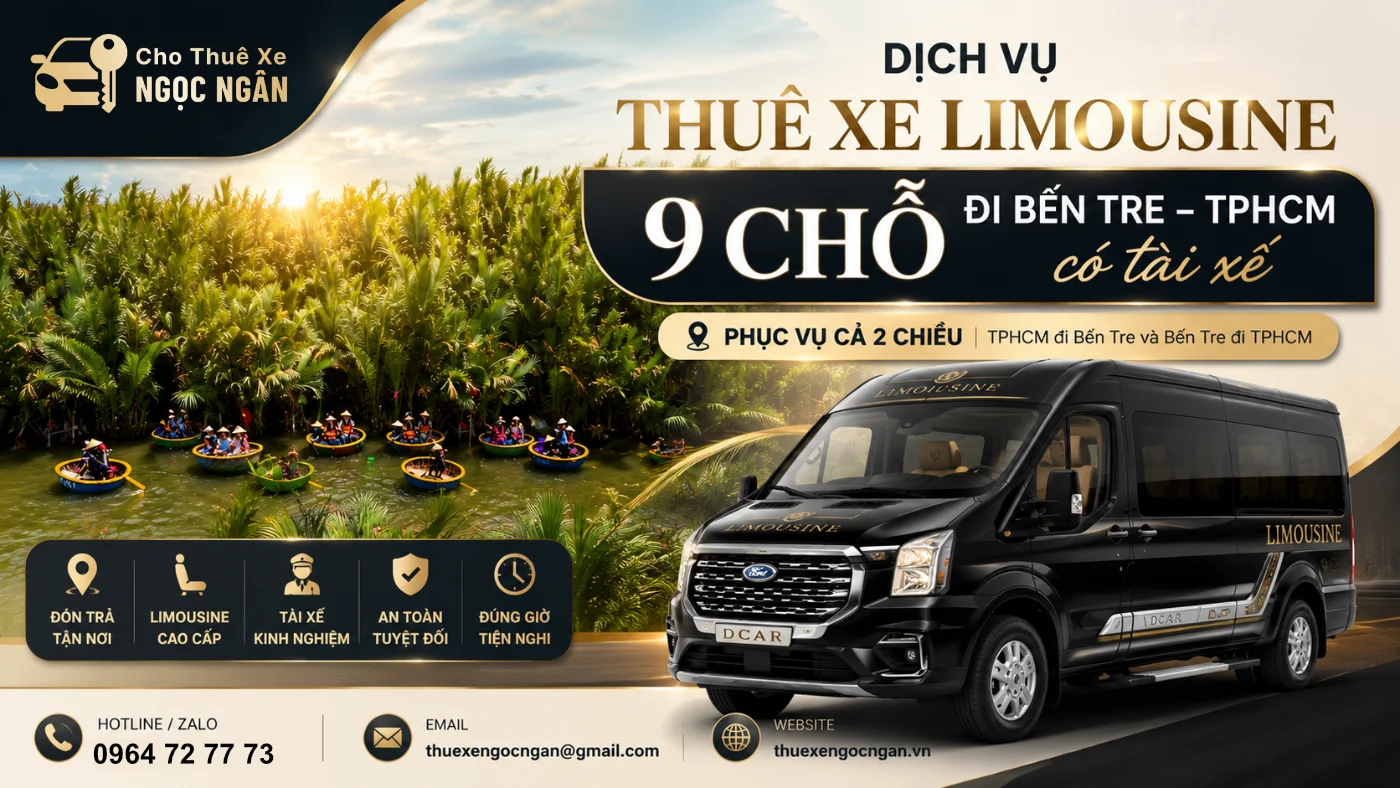 thue xe limousine 9 cho ben tre tphcm