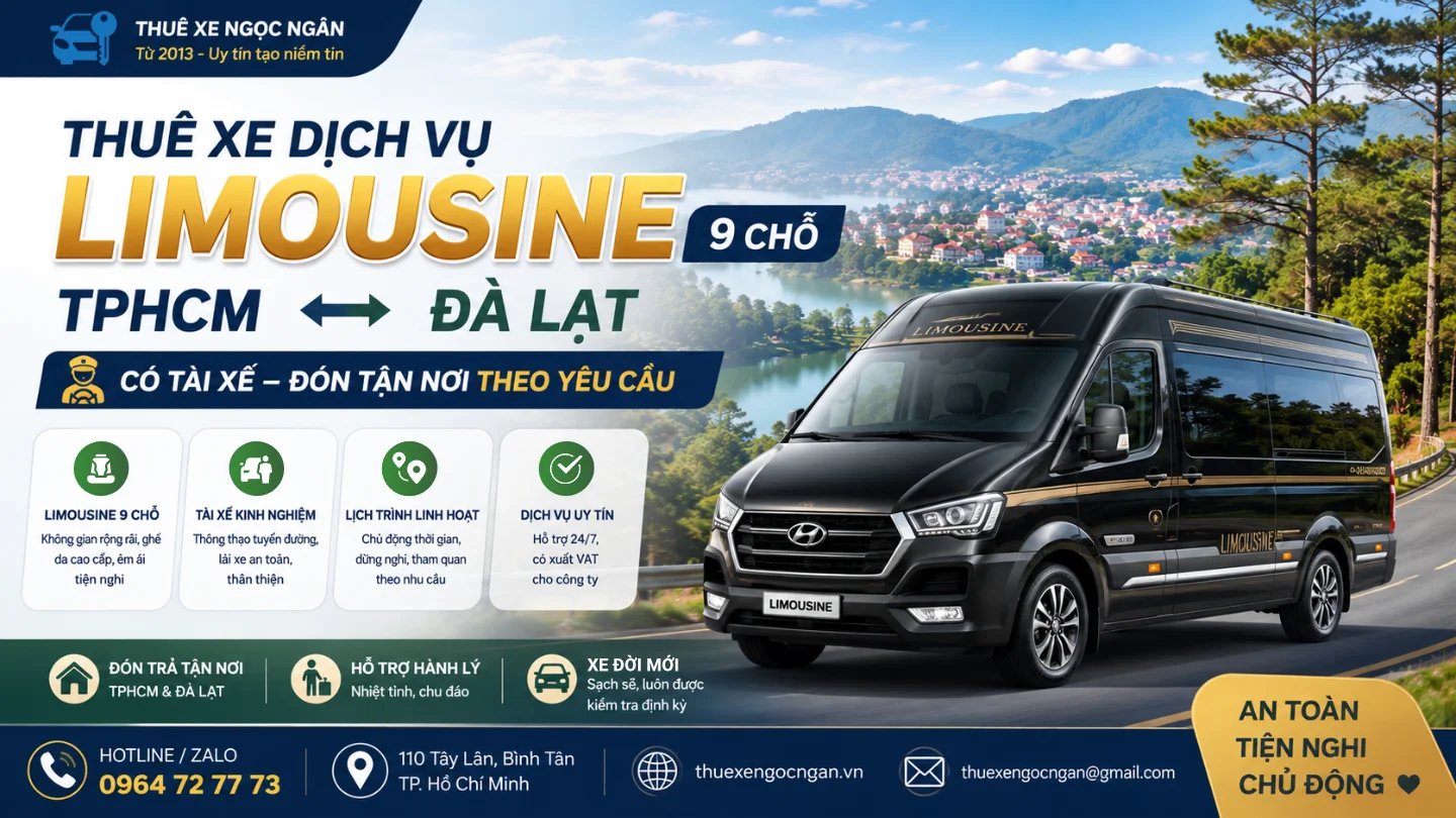 thue xe limousine da lat tphcm