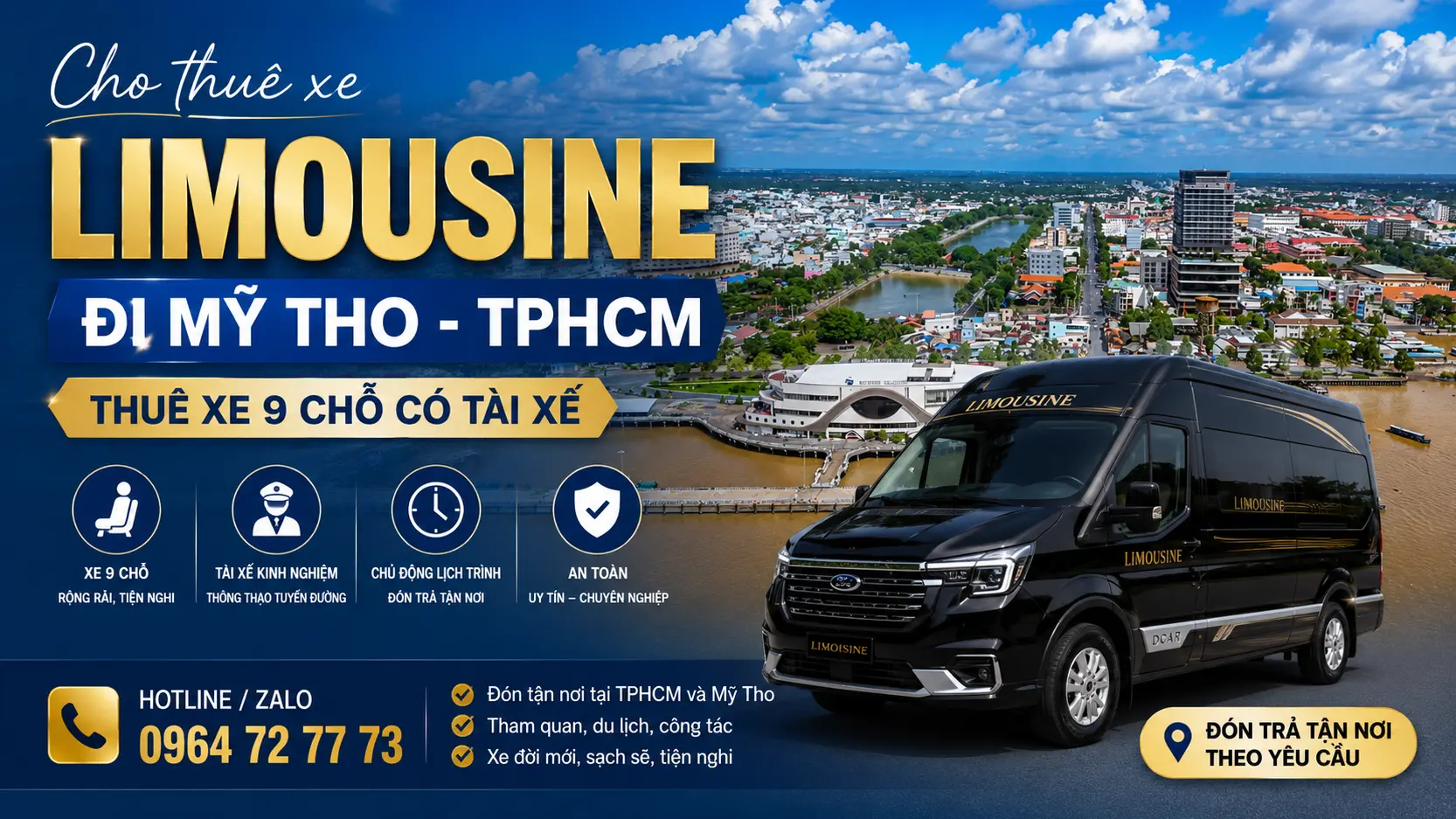 thue xe limousine di my tho