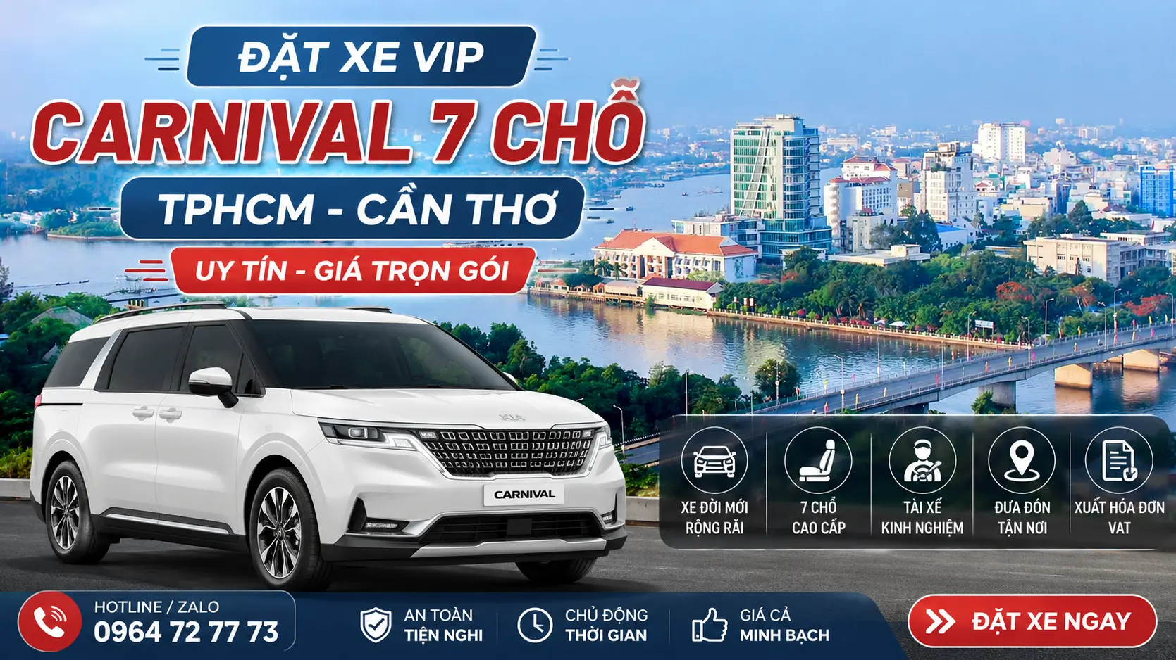 dat xe carnival 7 cho di can tho