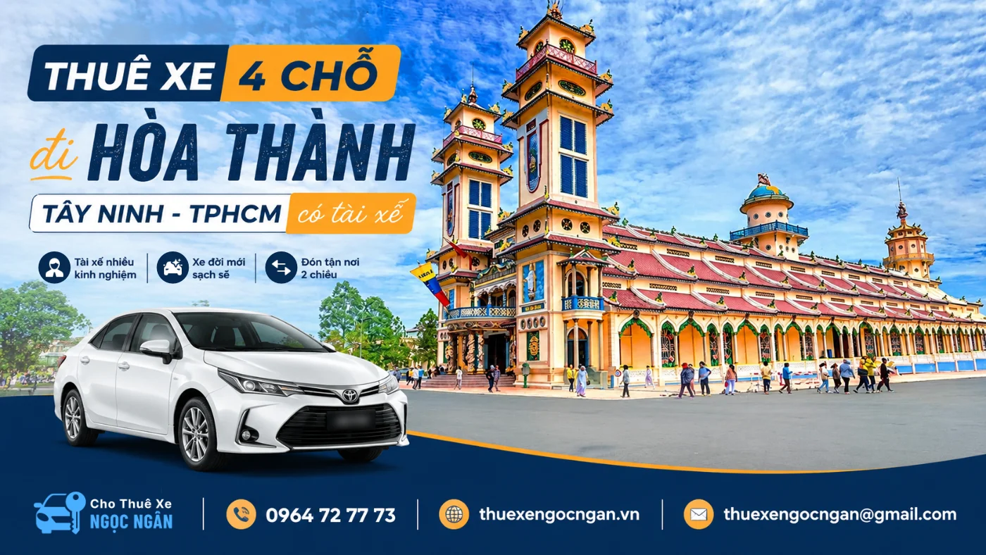 thue xe 4 cho hoa thanh tphcm tay ninh