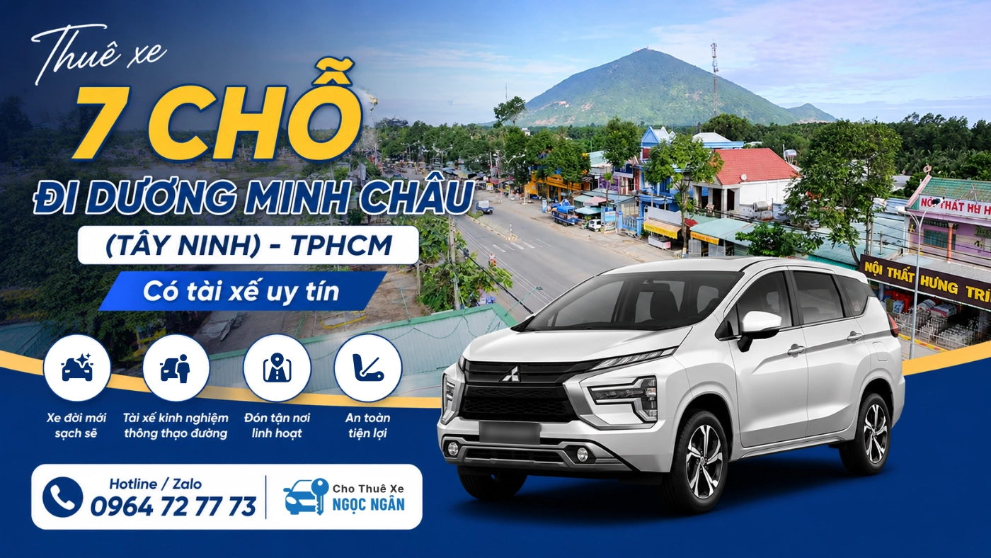 thuê xe 7 chỗ dương minh châu tphcm
