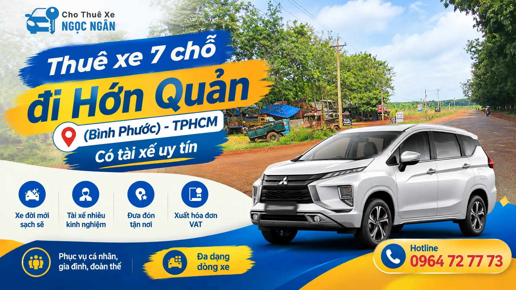 thue xe 7 cho di hon quan tphcm